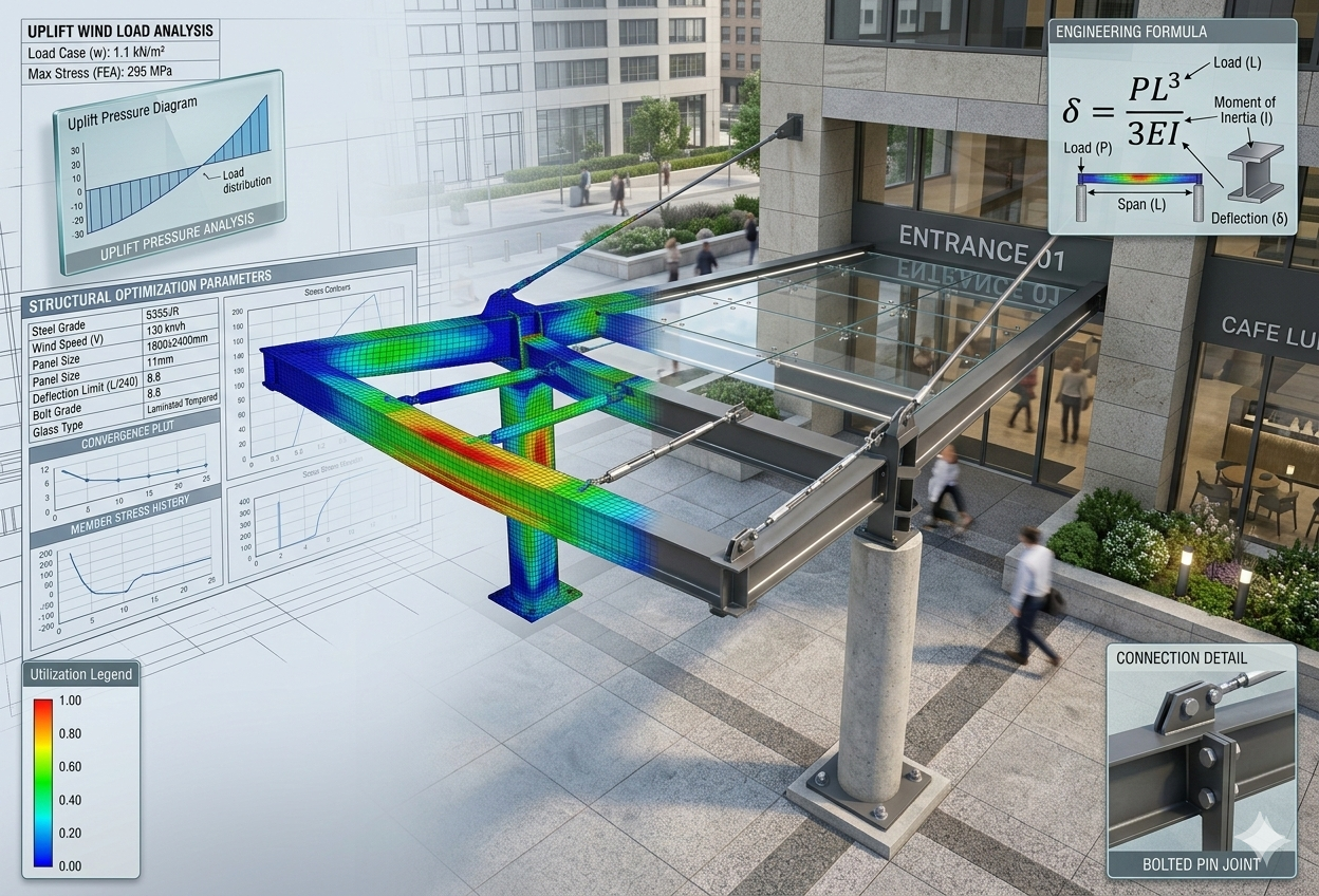 Steel Canopy Structure Design