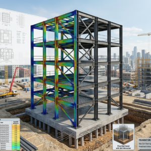 Steel G+4 Building Structure Design