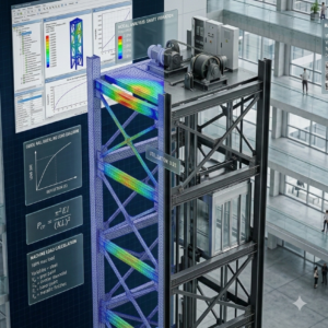 Steel Lift_Elevator Shaft Structure Design