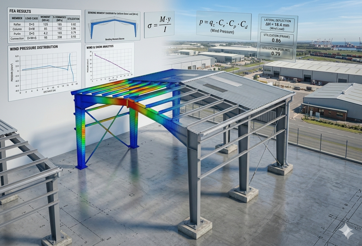 Steel Warehouse Structure Design
